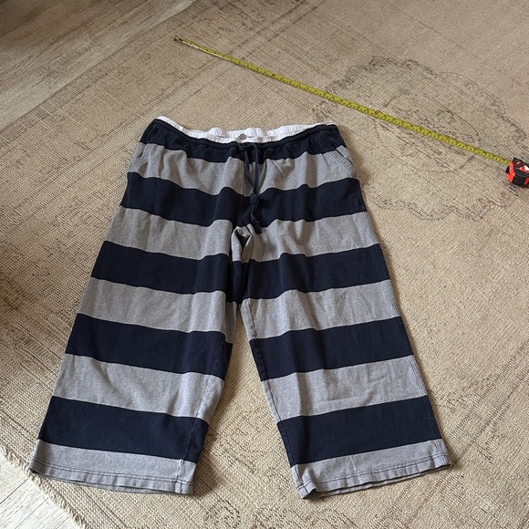Disney Pants - ANTHROPOLOGIE Blue and Navy sweatpants. Draw string waist XL